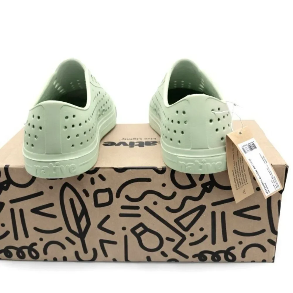 Native Jefferson Bloom Unisex Slip-On Water Shoes Green Tea W6 M8 Lightweight